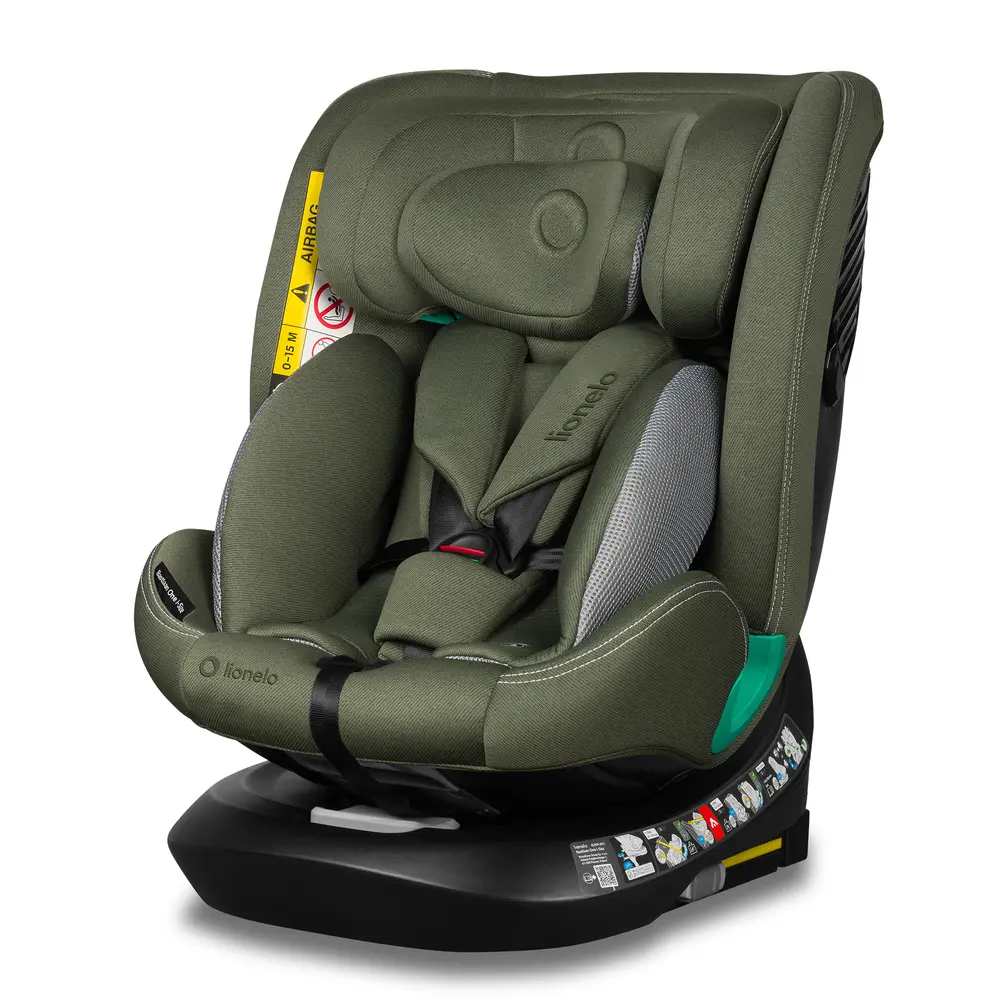 Lionelo Bastiaan One  -size Autostol Green Olive