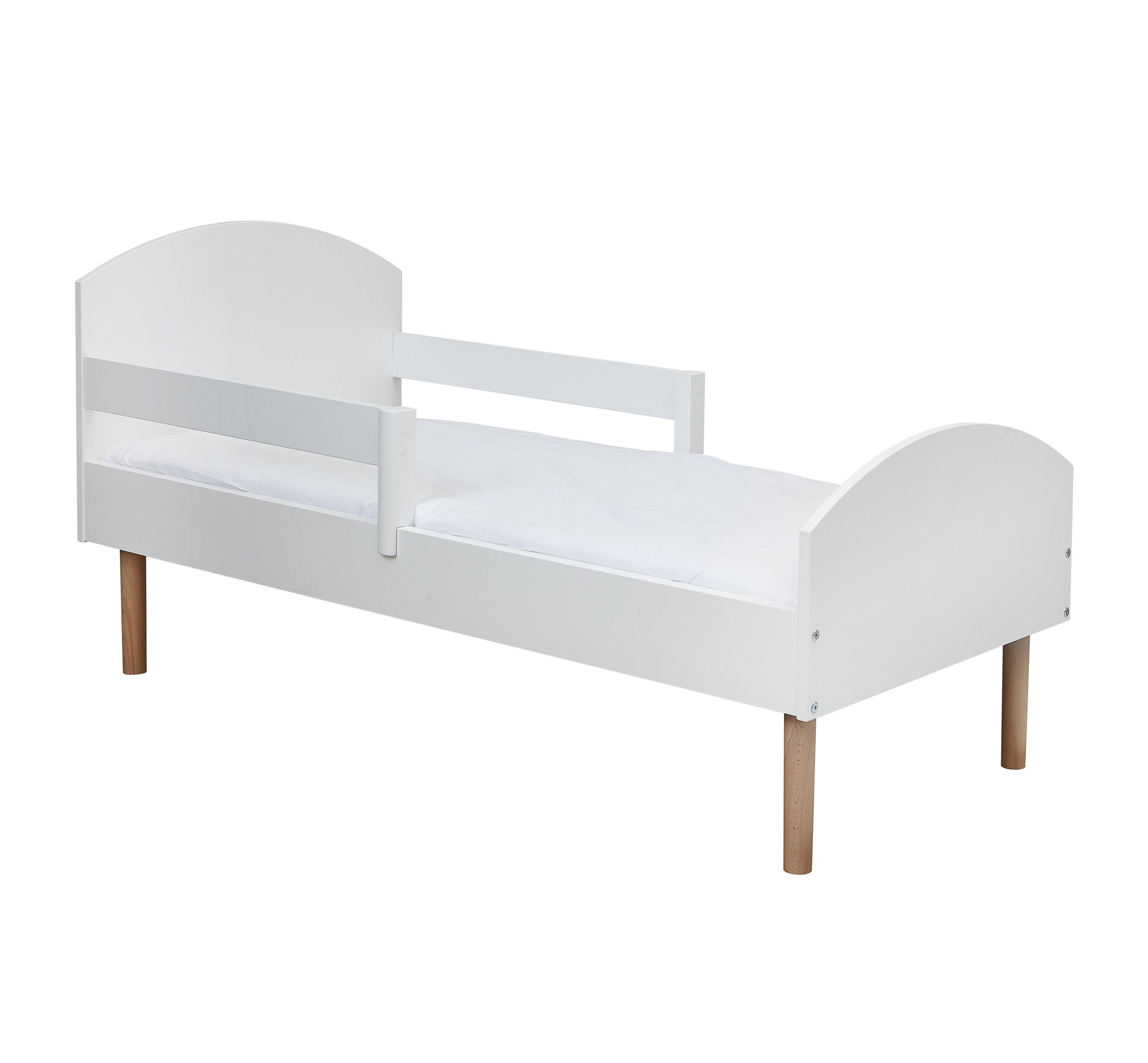 Manis-  Retro Seng Med   Sengeheste Og Lamelbund 70 160 Cm Flere Farver Snow White