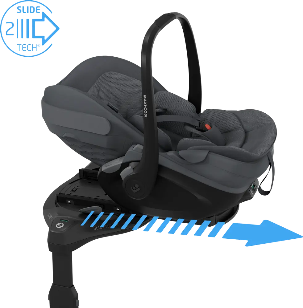 Maxi-cosi Pebble Slide Pro Autostol Moon Graphite