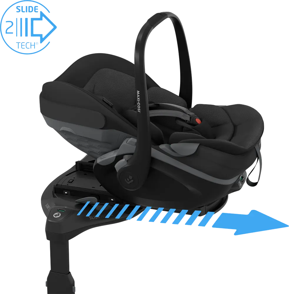 Maxi-cosi Pebble Slide Pro Autostol Onyx Black