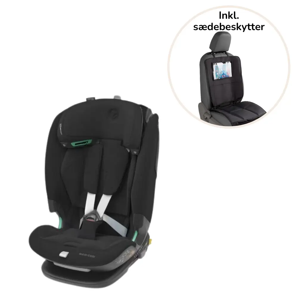 Titan Pro2 Autostol Authentic Black Inkl 3i1 Sædebeskytter