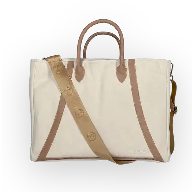 Najell Pusletaske Ivory White