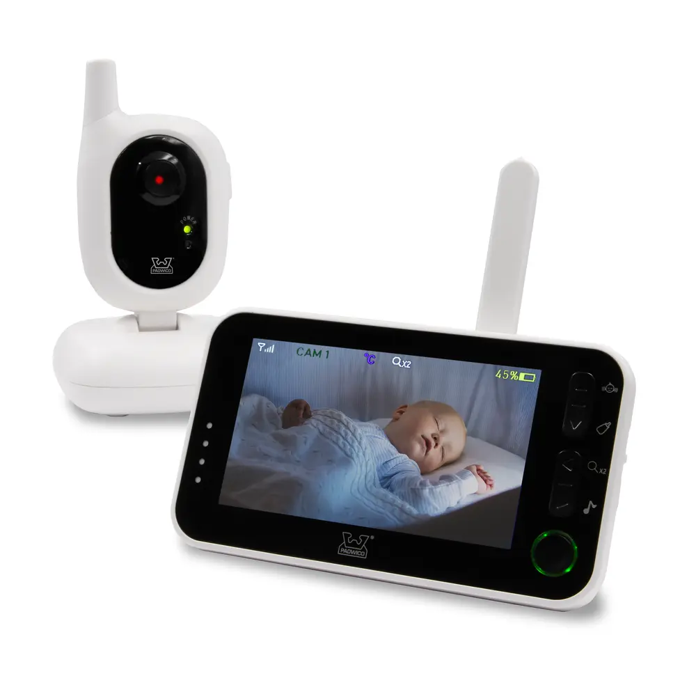 Padwico V8 Babyalarm Video Genopladeligt Batteri