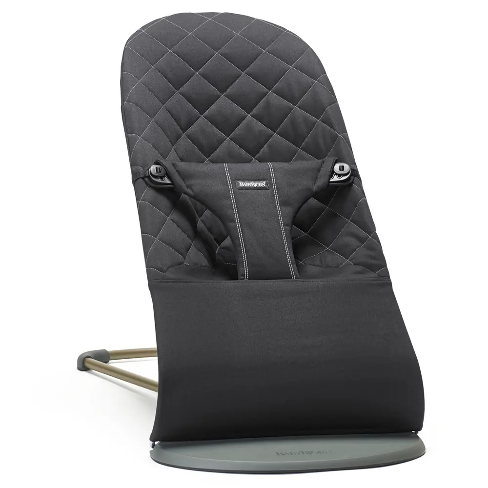 Skråstol Bliss Vævet Kl  Quilt Sort Mørkegrå