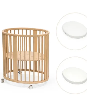 Stokke Sleepi Mini V3 Seng Med Madras Og Lagen Natur