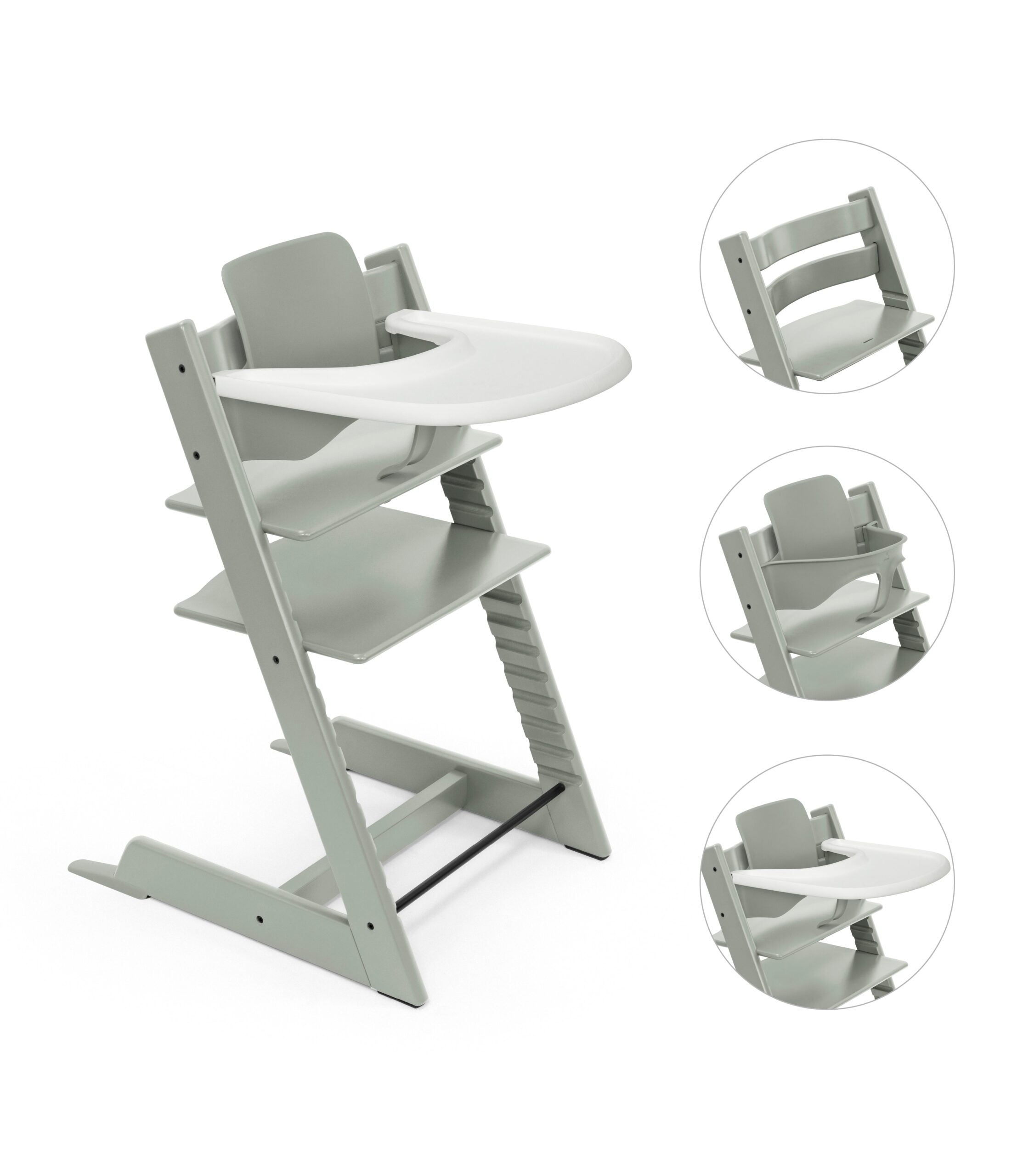 Stokke Tripp Trapp Bundle Højstol Babyset Og Tray Glacier Green