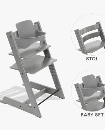 Stokke Tripp Trapp Bundle Højstol Og Babyset Storm Grey