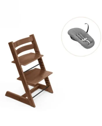 Tripp Trapp Højstol Bøg Inkl  Newborn Sæt Warm Brown