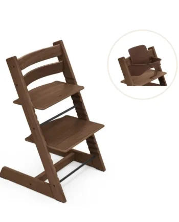 Tripp Trapp Højstol Eg Inkl  Babysæt Warm Brown