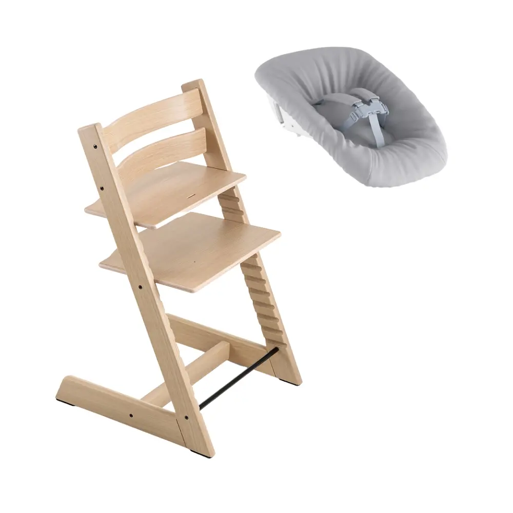 Tripp Trapp Højstol Eg Inkl  Newborn Sæt Natural