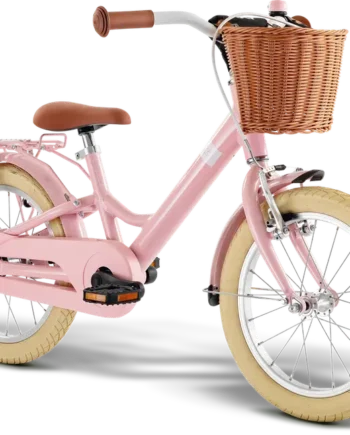 Youke Classic 16 Alu Legecykel Med Kurv Retro Rose