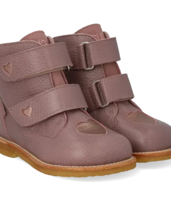 Angulus Tex-støvle    Glitterhjerter Faded Rose Rose Copper 28