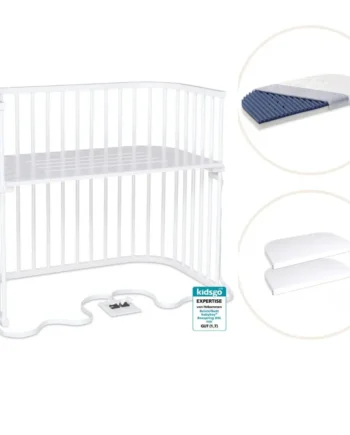 Babybay Side By Side Boxspring    Med Madras Og Lagen