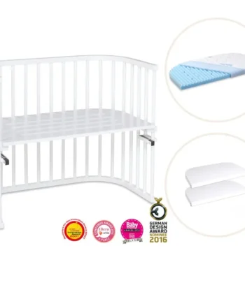 Babybay Side By Side Seng Maxi Med Madras Og Lagen