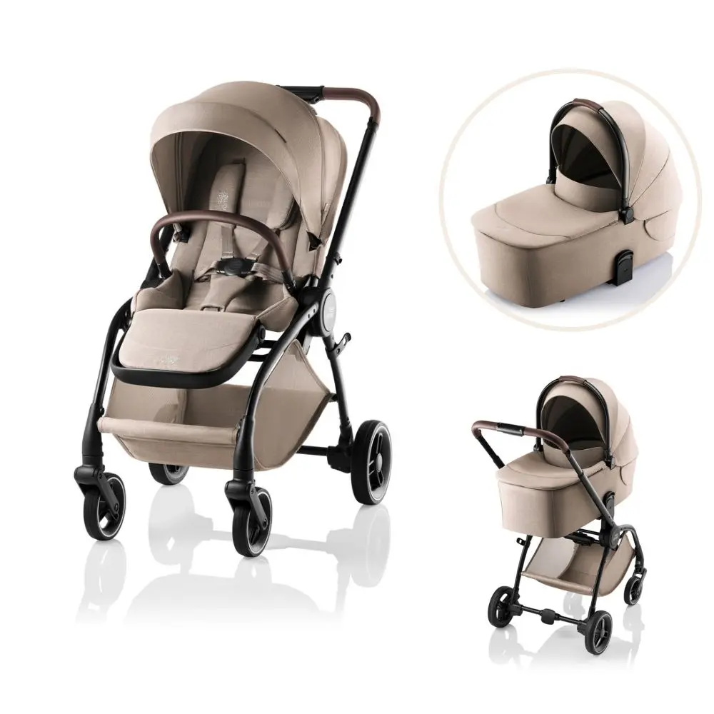 Britax Römer Rio Style Klapvogn Med Liggedel Teak