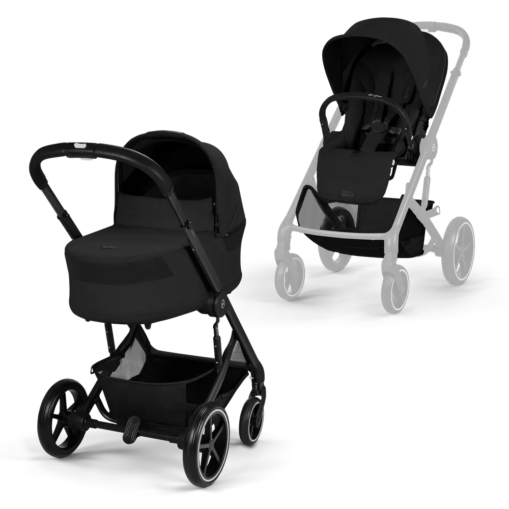 Cybex Balios Lux Inkl Foldbar Liggedel Moon Black