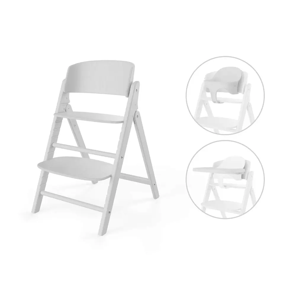 Højstol  Click Fold  3i1 Sæt  All White
