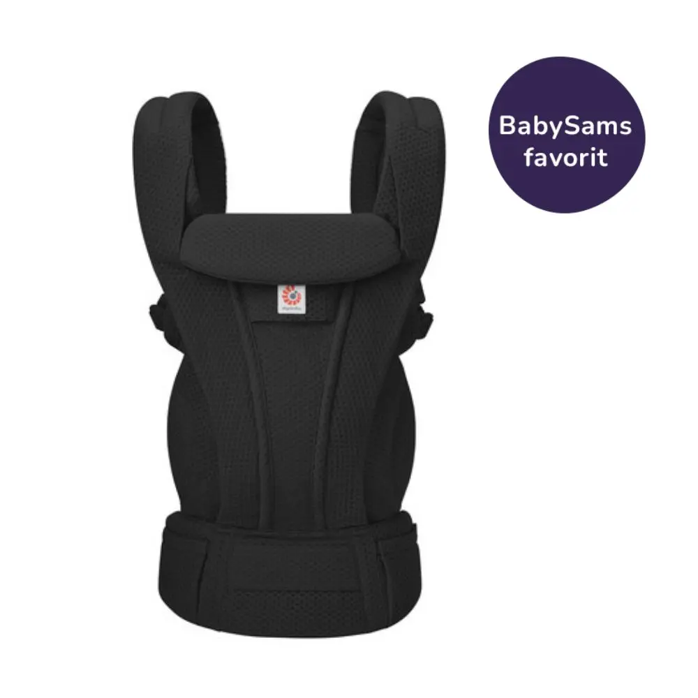 Ergobaby Omni Deluxe Bæresele Mesh Onyx Black
