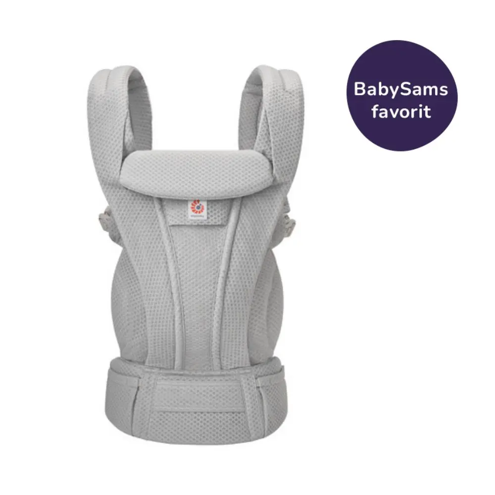 Ergobaby Omni Deluxe Bæresele Mesh Pearl Grey