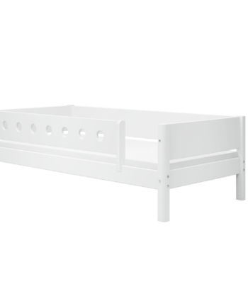 Flexa White Enkeltseng 90x200 Cm    Dots Sengehest Hvid