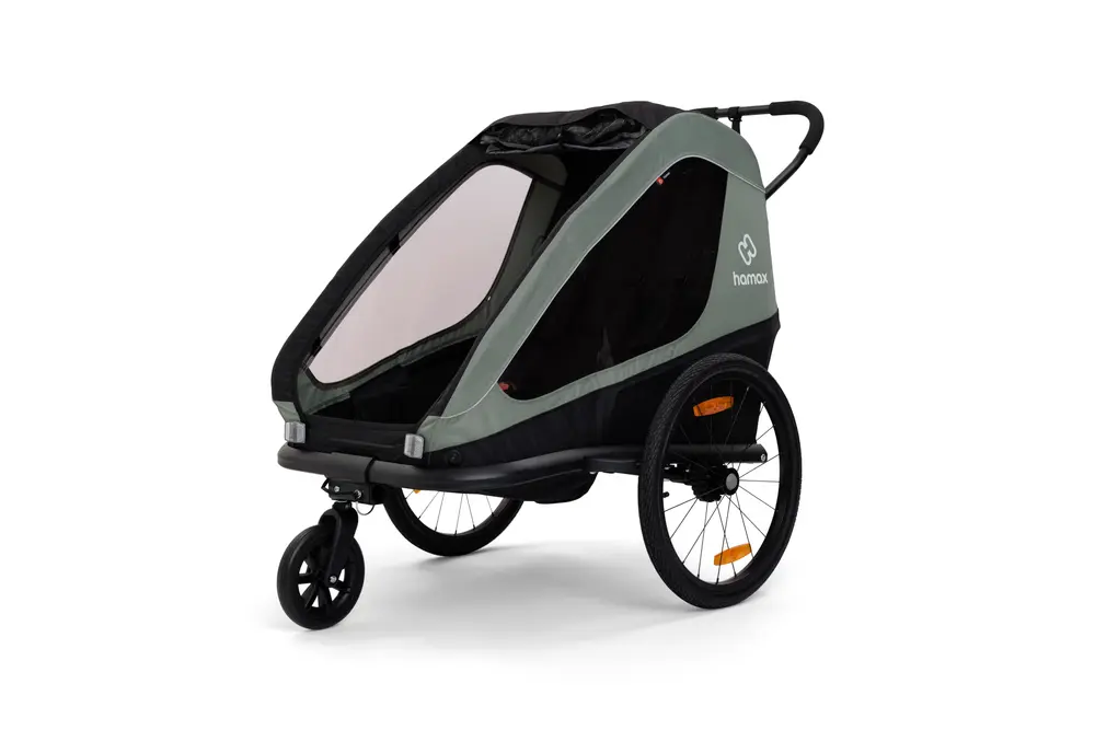 Hamax Traveller Cykelvogn Khaki Green