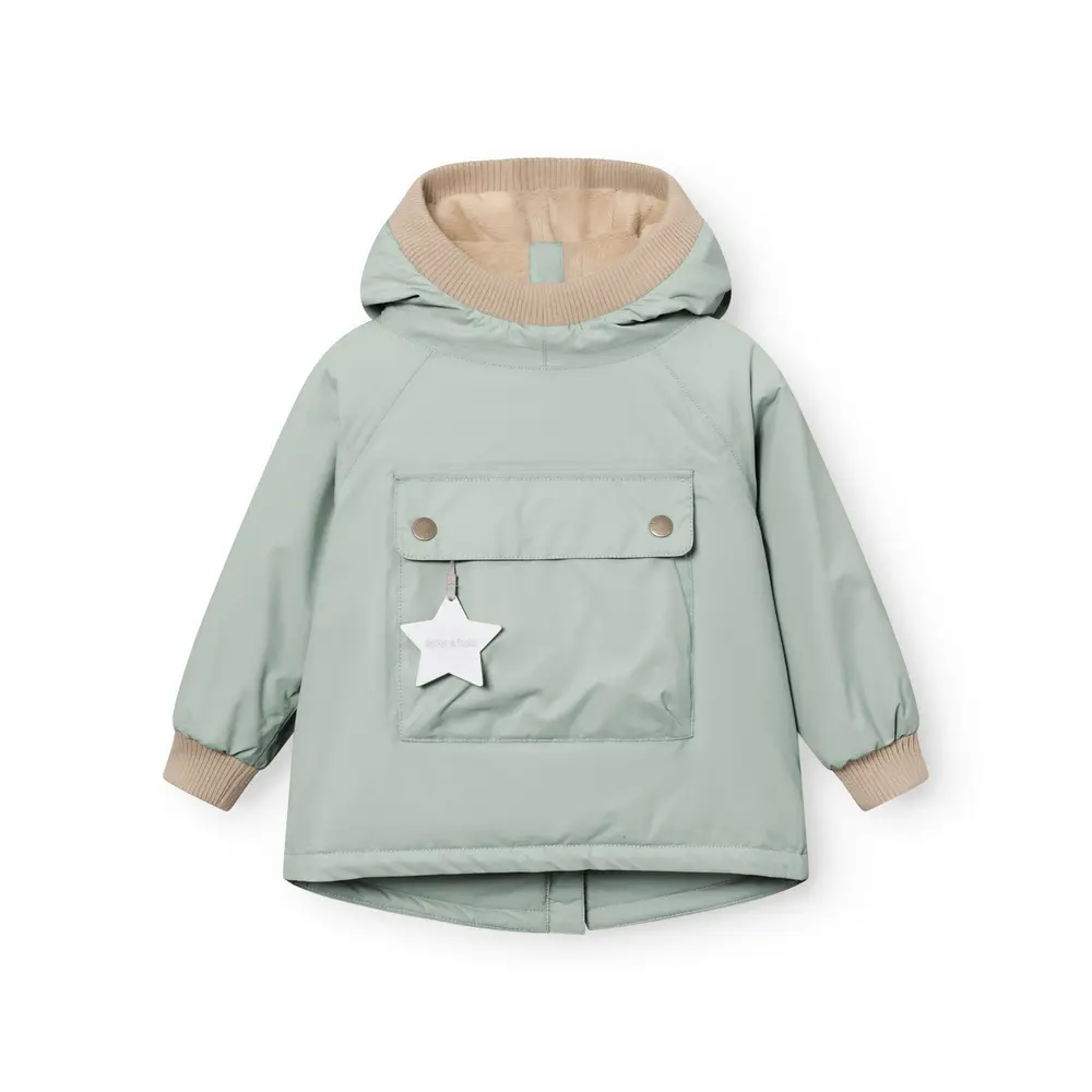 Mini   Ture Matbabywen Fleeceforet Vinteranorak Slate Gray   Mdr 74
