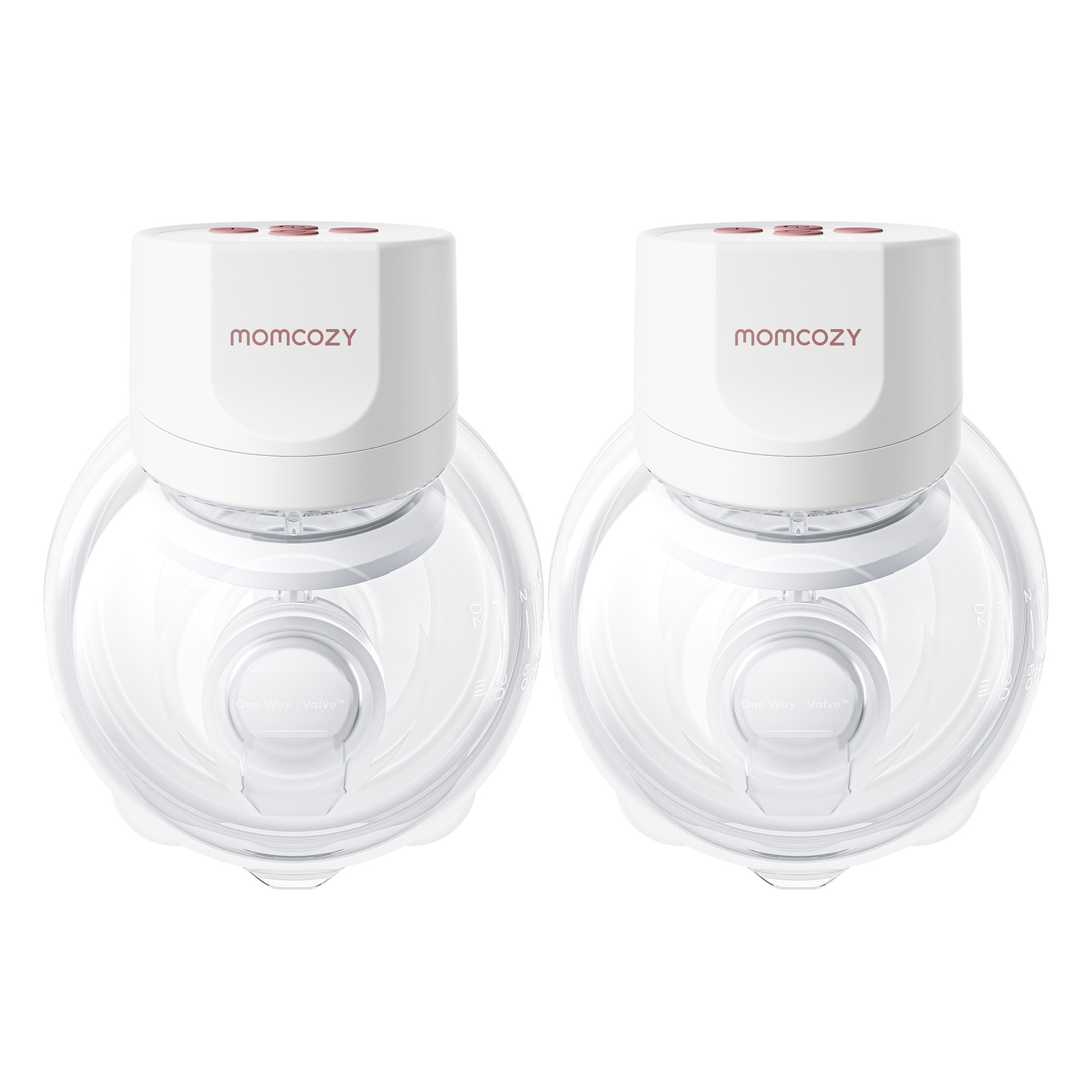 Momcozy S12 Proplus Dobbelt Bærbar Brystpumpe Hvid