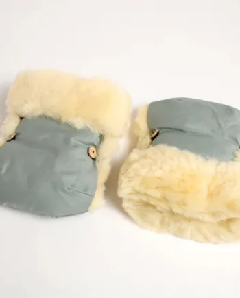 Naturkind Barnevognshandsker Af Lammeskind Jade