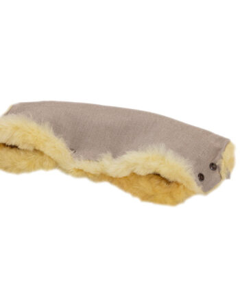 Naturkind Håndmuffe   Lammeskind Sand