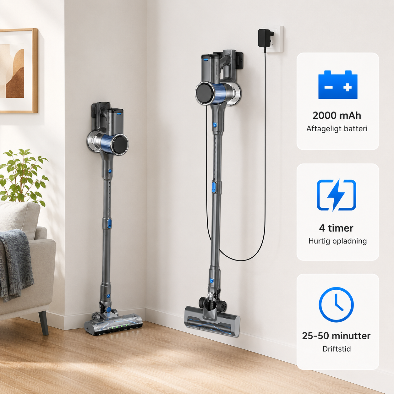 Smartnew V10 Ledningsfri Støvsuger