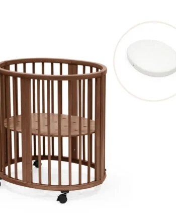 Stokke Sleepi Mini Seng V3 Med Madras Warm Brown