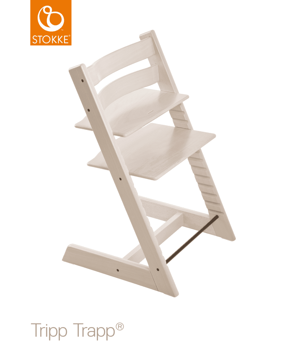 Stokkeâ  Tripp Trappâ  Højstol Whitewash