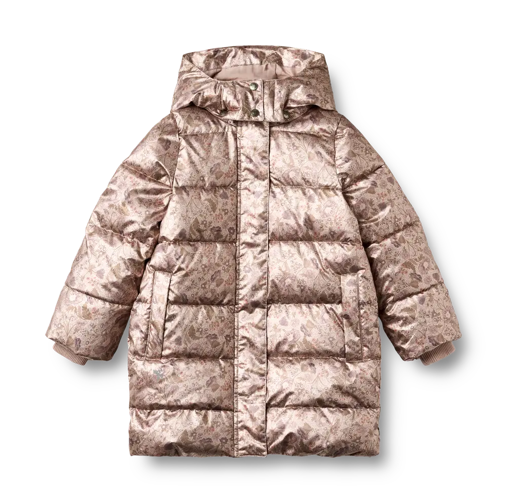 Wheat Yrsa Puffer Jakke Golden Flowers 110