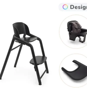 Bugaboo Giraffe Højstol Inkl  Babysæt Og Bakke Sort