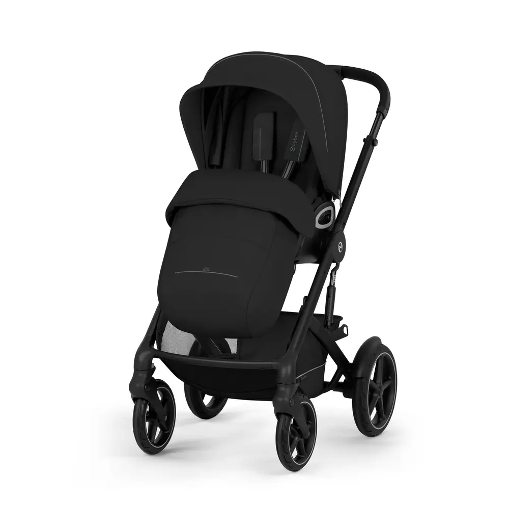 Cybex Talos   Lux Klapvogn Moon Black