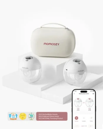 Momcozy M5 Smart Dobbelt Bærbar Brystpumpe Grey
